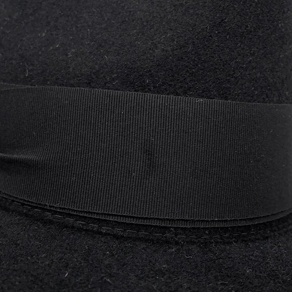 HERMES Minicoo Heart Fauve Lelove Hat Size 57 FeltWool Black - Picture 11 of 13